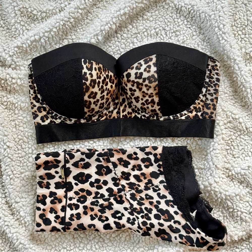 Leopard Print Women's H&M Intimates Set